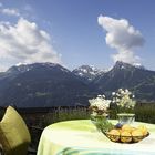 Auf der Terrasse im Ferienhotel Fernblick