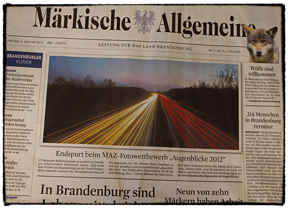 ... auf der Titelseite