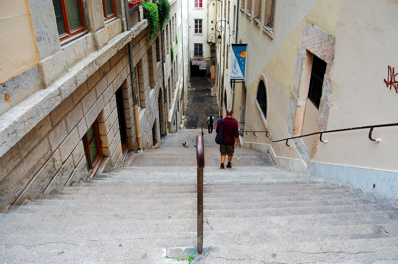 auf der treppe