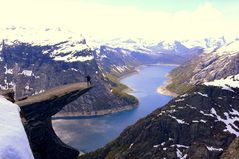 Auf der Trollzunge (Südnorwegen)