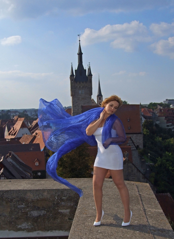 auf der Turmmauer des roten Turmes in Bad Wimpfen 4