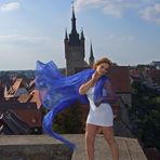 auf der Turmmauer des roten Turmes in Bad Wimpfen 4