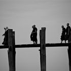 auf der u-bein brücke, amarapura, burma 2011