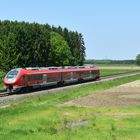 Auf der "Unteren Allgäubahn" bei Lindenberg 27.5.2023