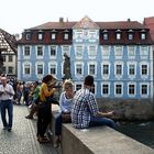Auf der Unteren Brücke in Bamberg