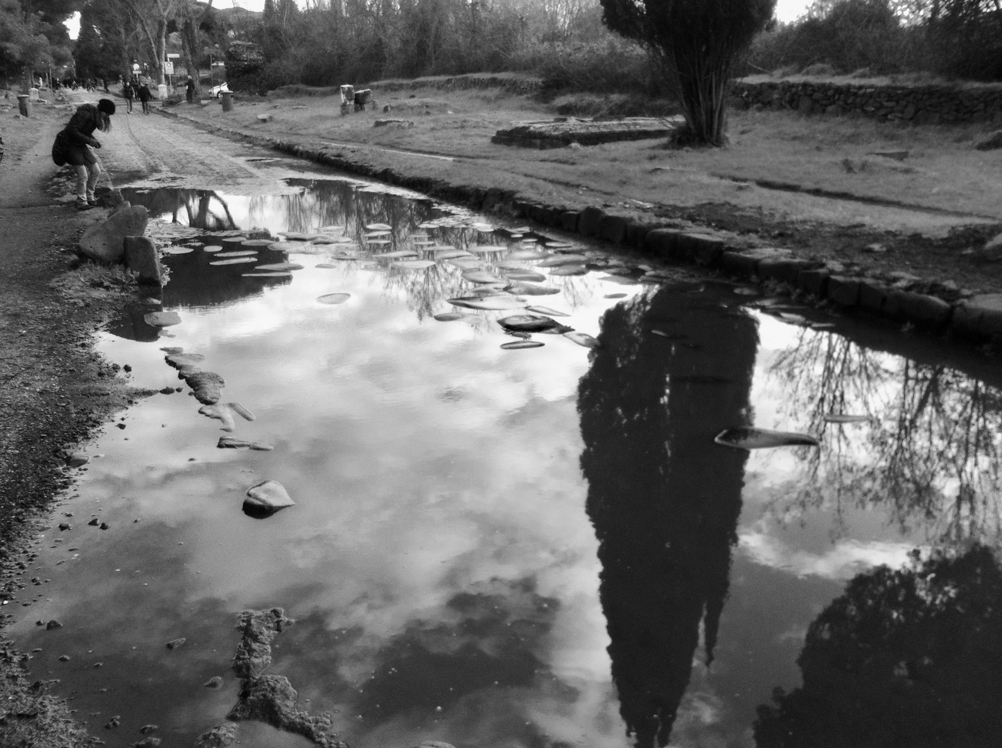 auf der Via Appia Antica in Rom