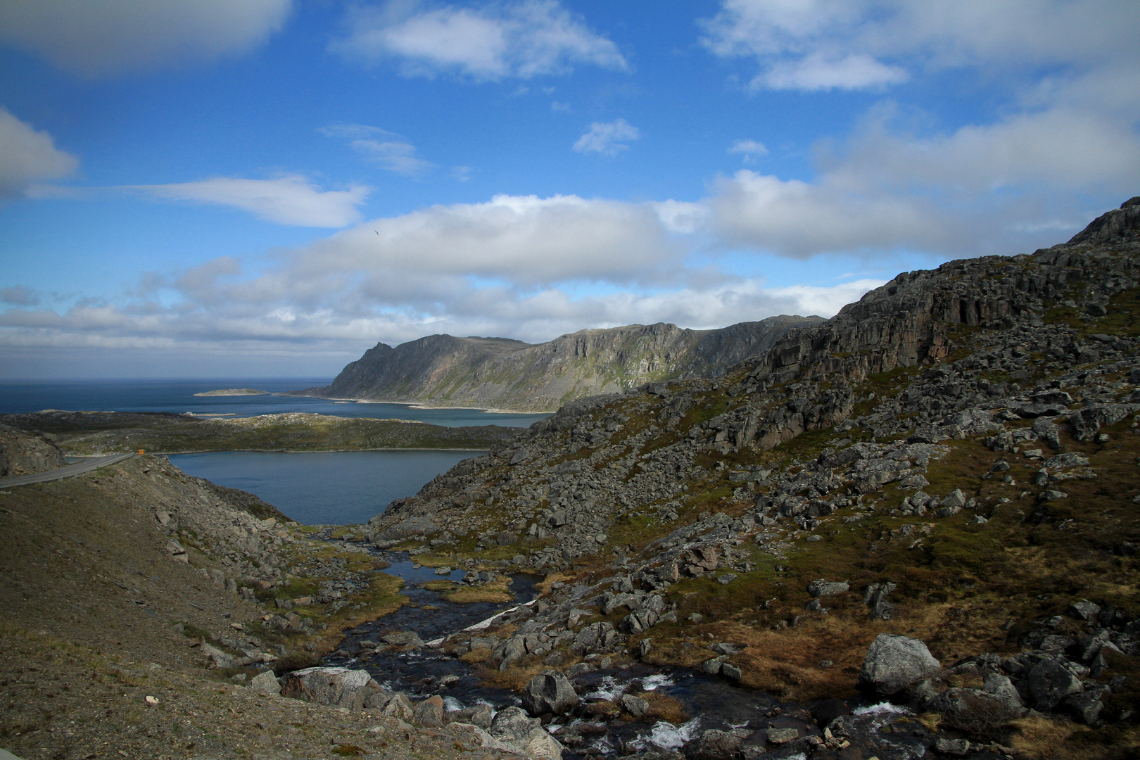 Auf der Vogelstrasse nach Gjesvær