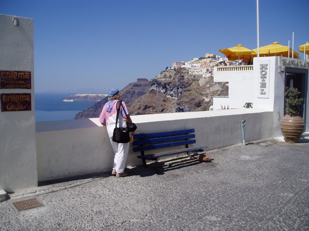 Auf der Vulkaninsel Santorini