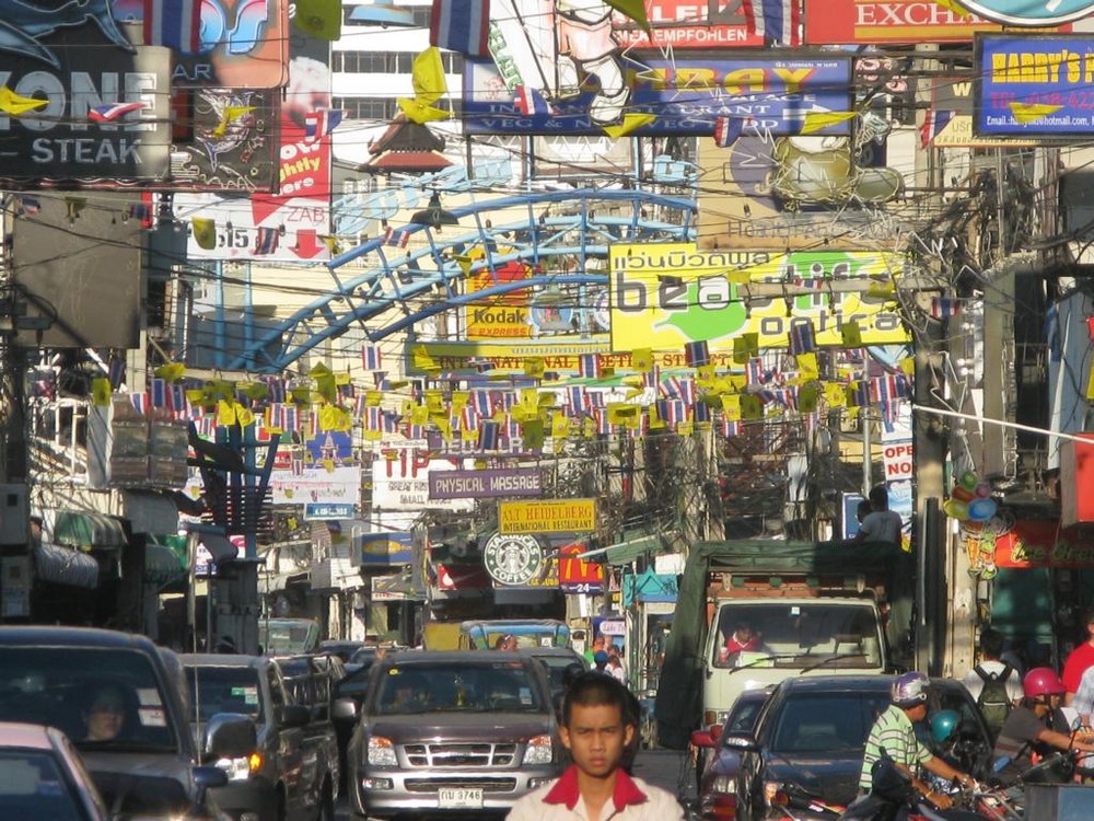 auf der "walking-street" in Süd-Pattaya