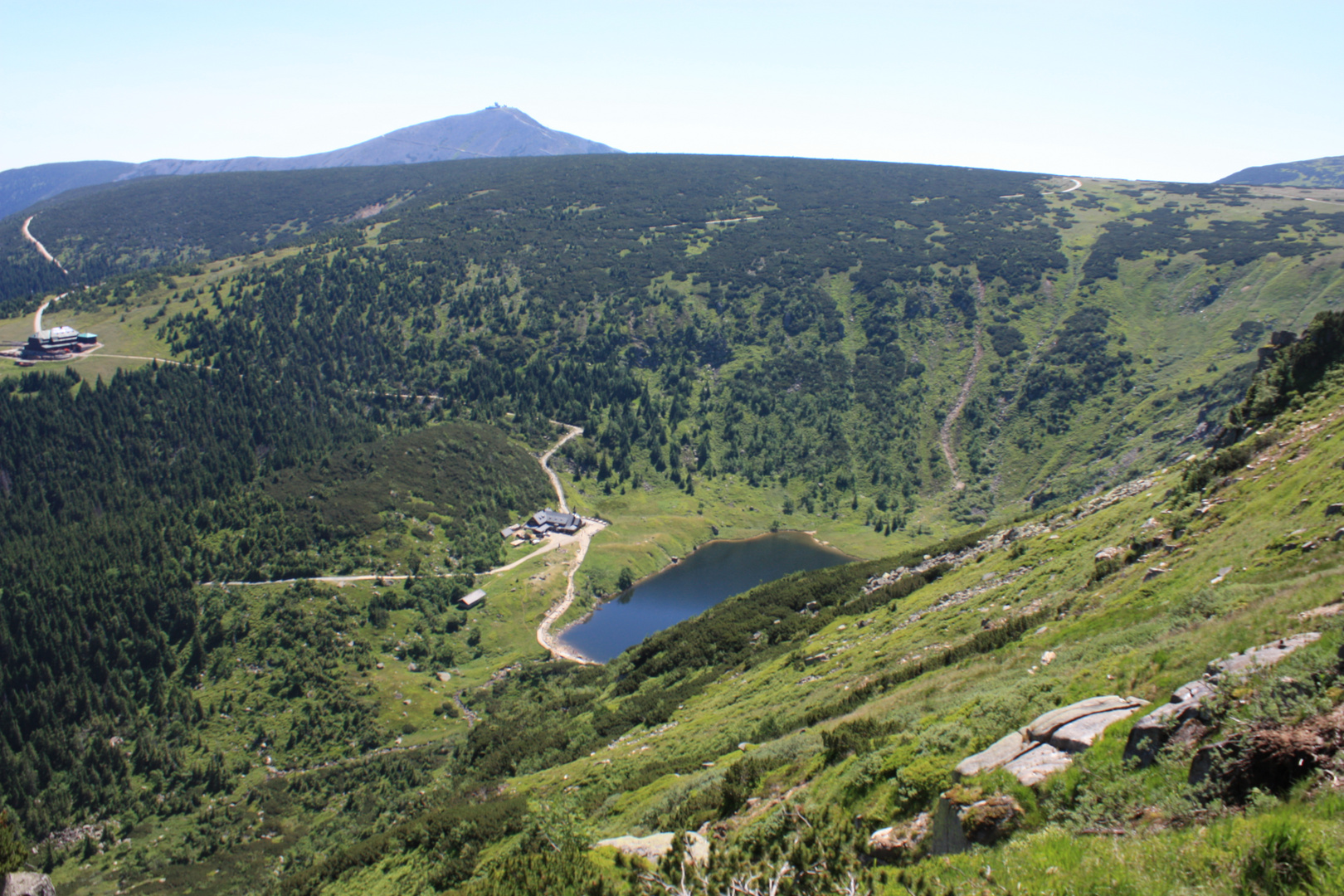 Auf der Wanderung zur Schneekoppe - von der Spindler-Baude und wieder zurück.