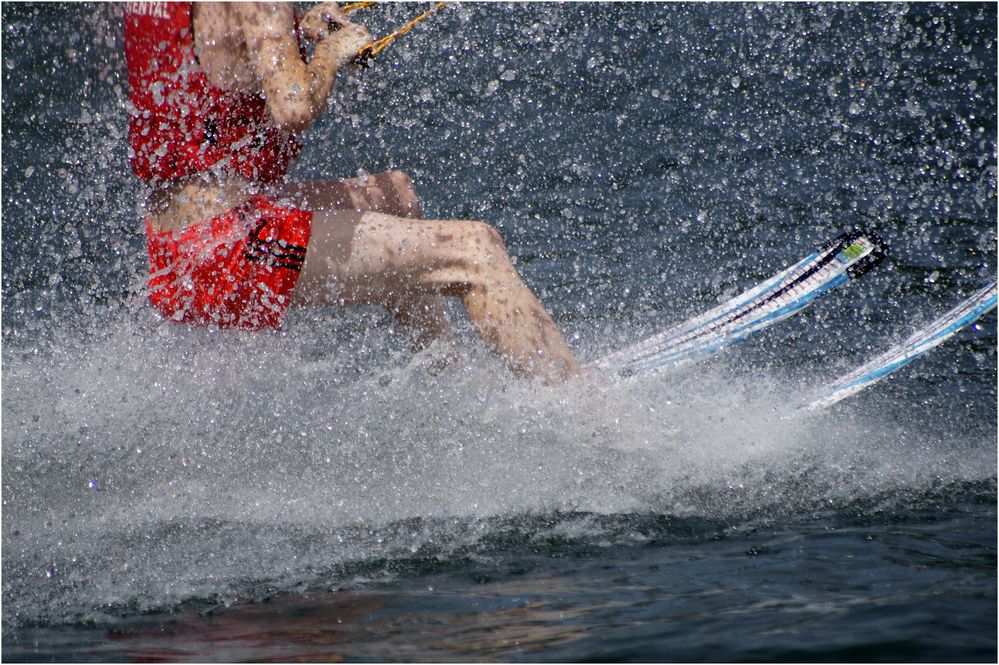 auf der Wasserpiste