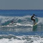 auf der Welle reiten am Bondi Beach von Sydney