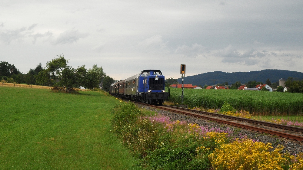 Auf der Weschnitztalbahn...