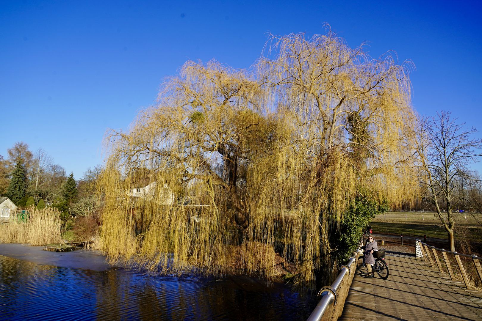 Auf der Wublitzbrücke