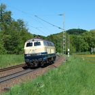 Auf der Württembergischen Westbahn in der Ölbronner Kurve 6.5.2020