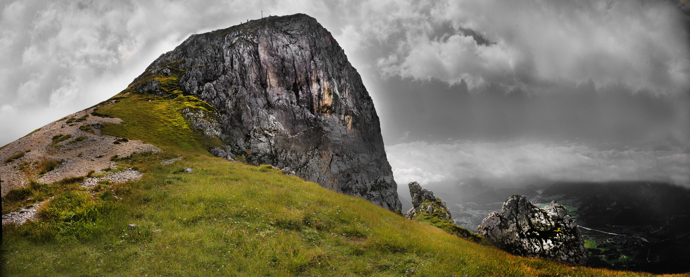 Auf die Berge