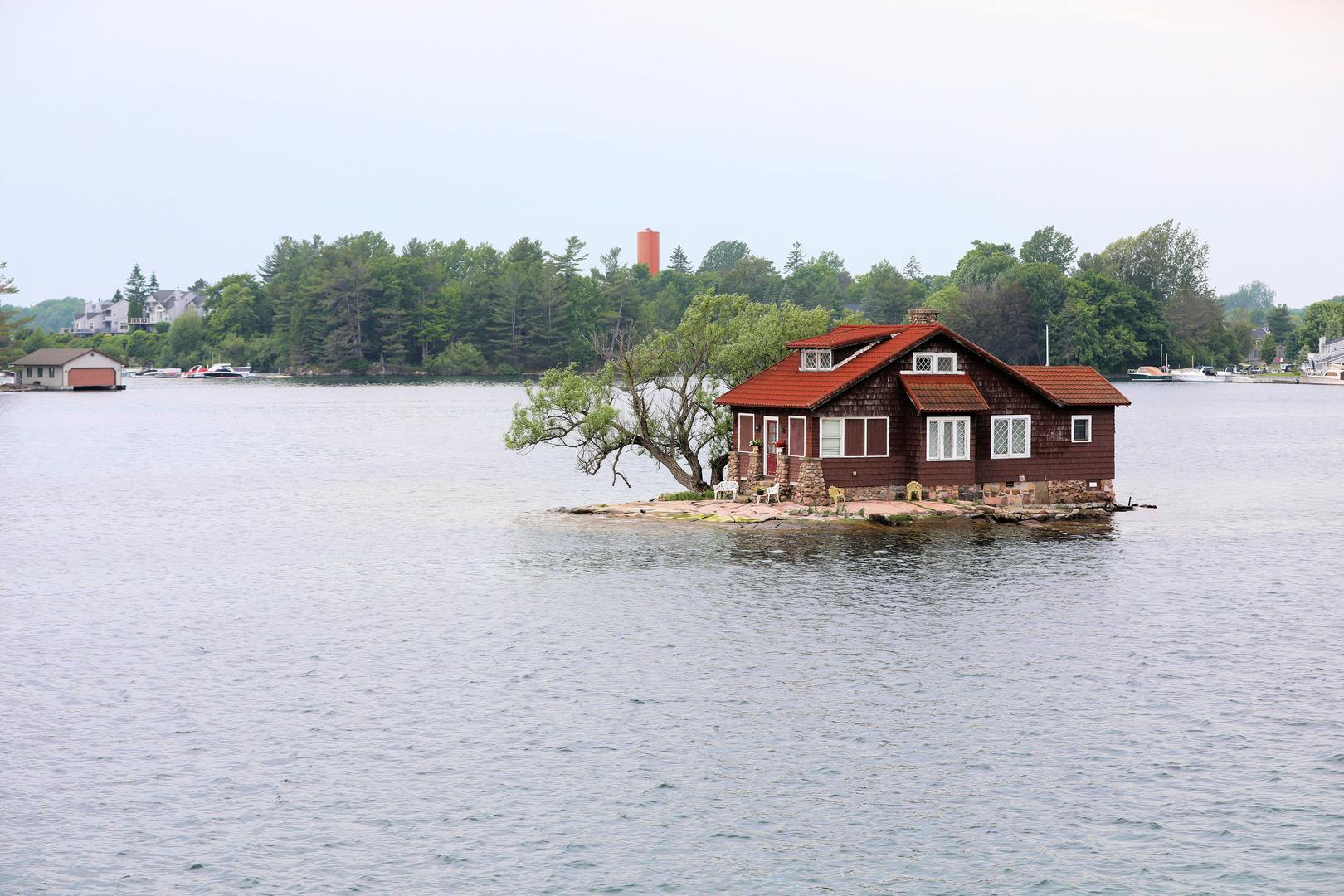 Auf die kleinste Insel passt ein Haus