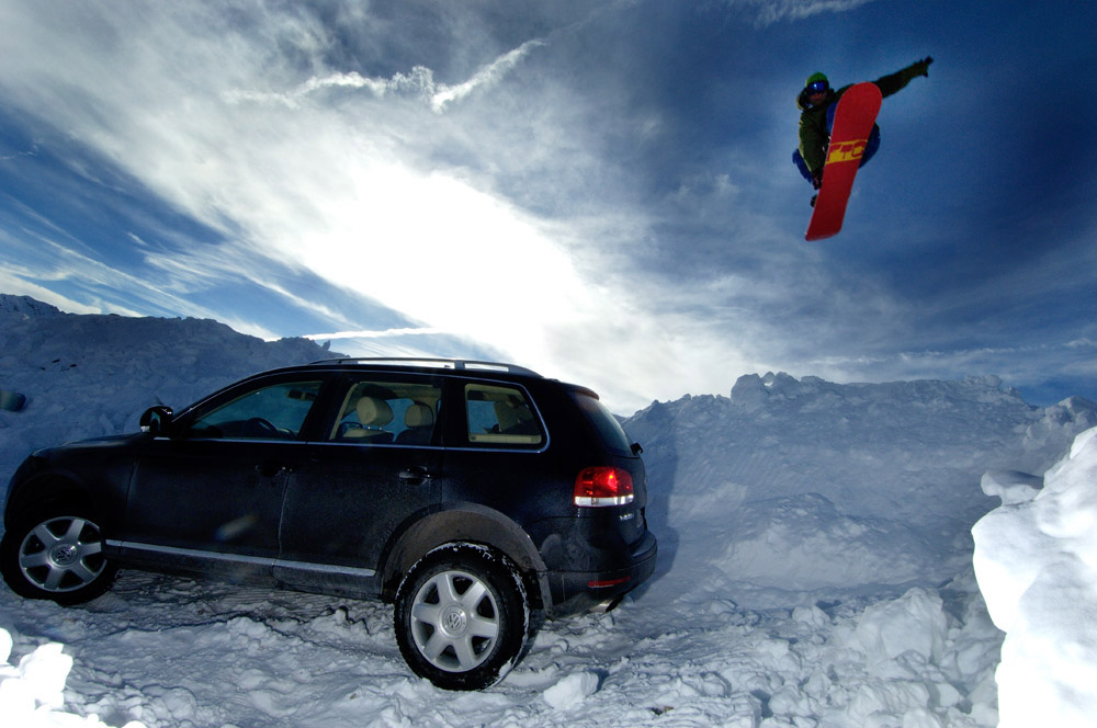 auf DSF zu sehen : "fly and drive" in Sölden