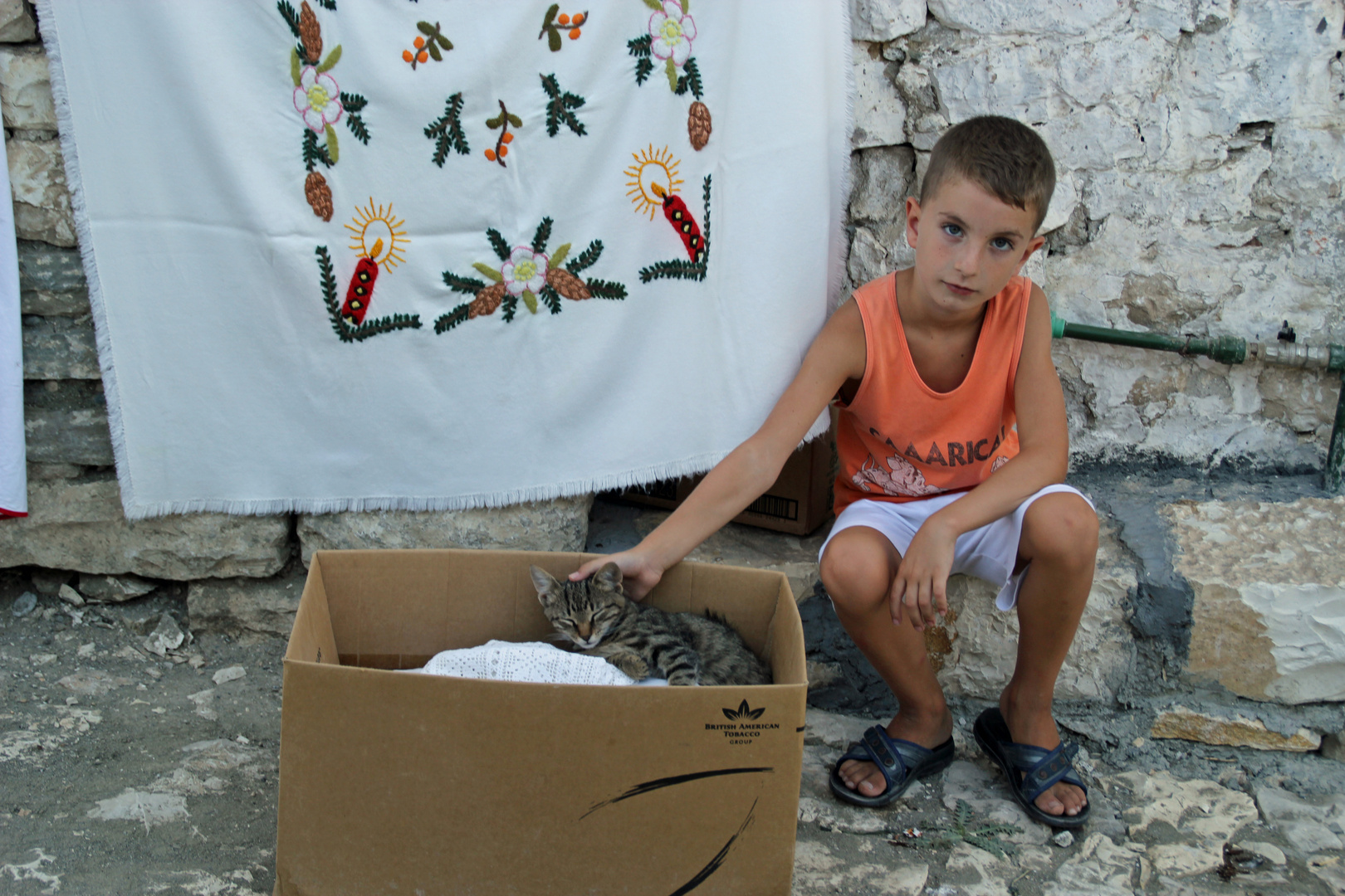 Auf einem Basar in Berat / Albanien