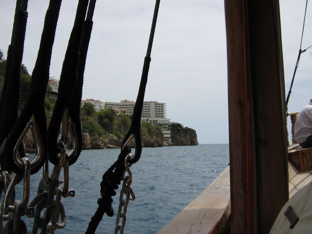 auf einem Boot vor Antalya