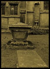 Auf einem Friedhof in Cambridge