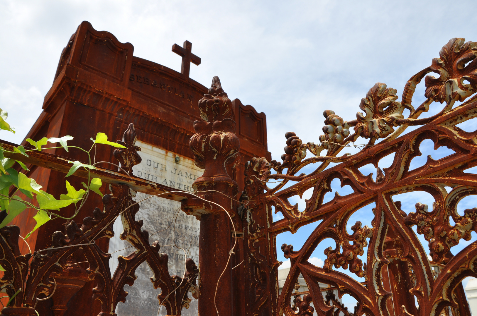 Auf einem Friedhof in New Orleans