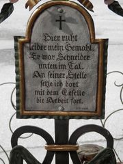 Auf einem Friedhof in Tirol/Kramsach