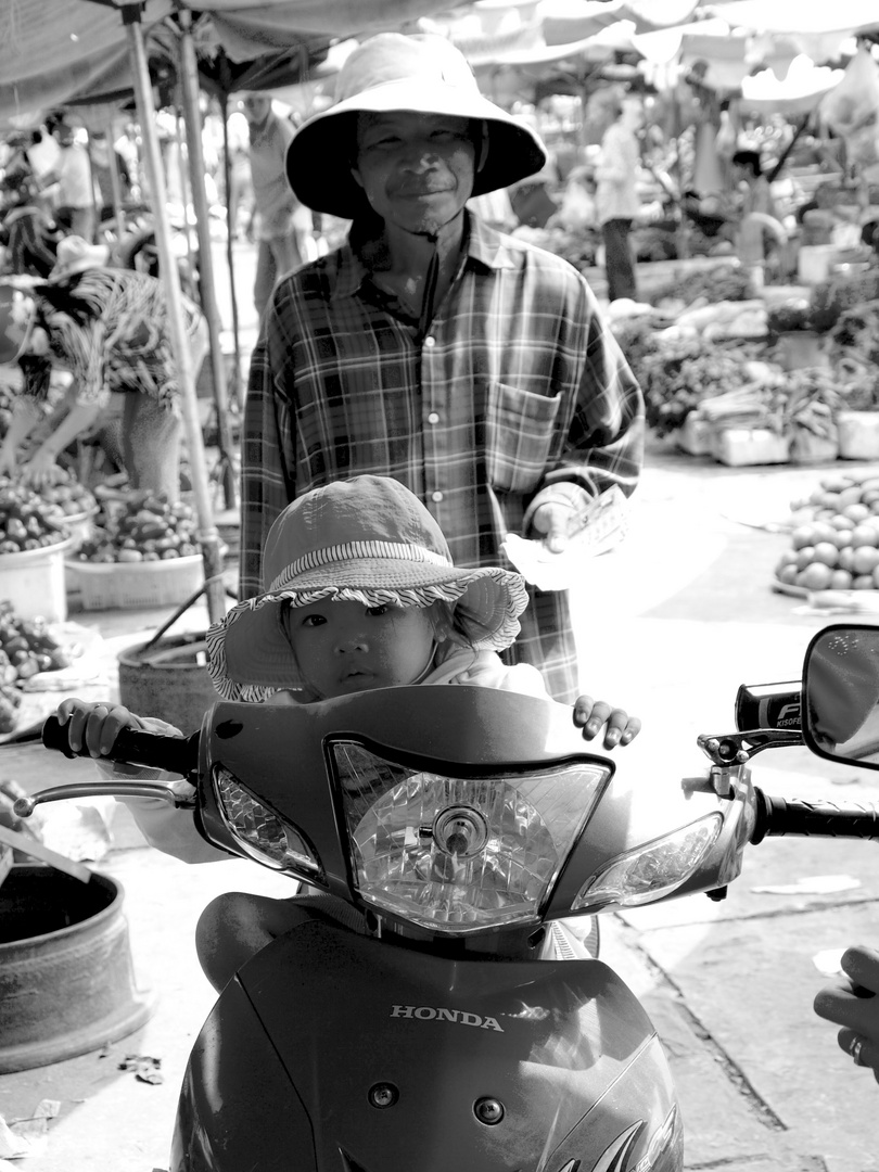 Auf einem Markt in Hoi An