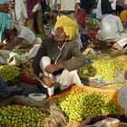 Auf einem Markt in Indien