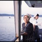 Auf einem Schiff vor Matsushima (Japan)