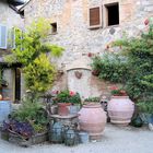 Auf einem Weingut bei San Gimignano.