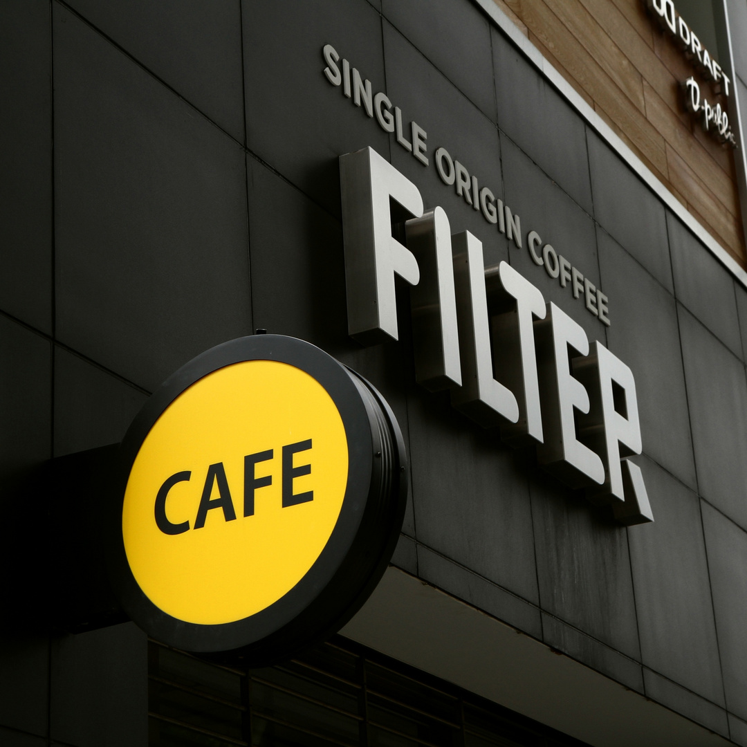 Auf einen Filter-Kaffee im Café Filter