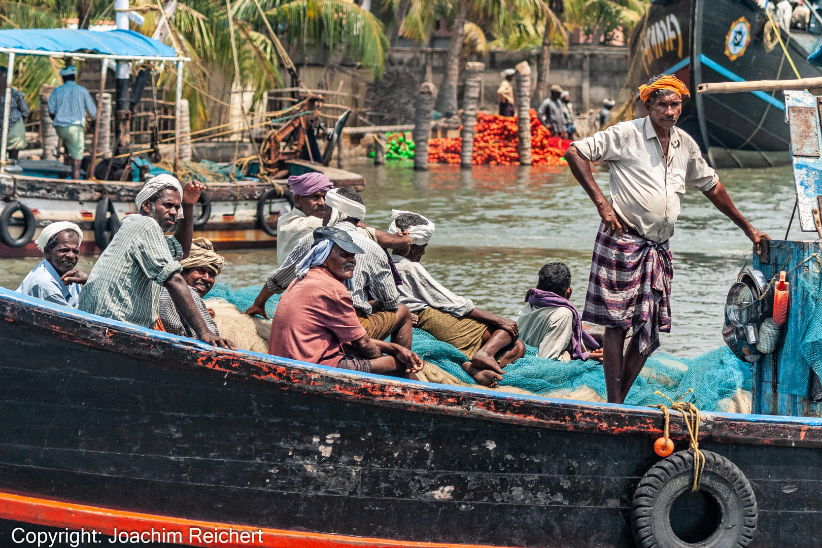 Auf einer Backwater Tour