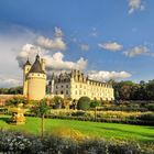 Auf einer Brücke über den Cher gebaut: Schloss Chenonceau in Frankreich