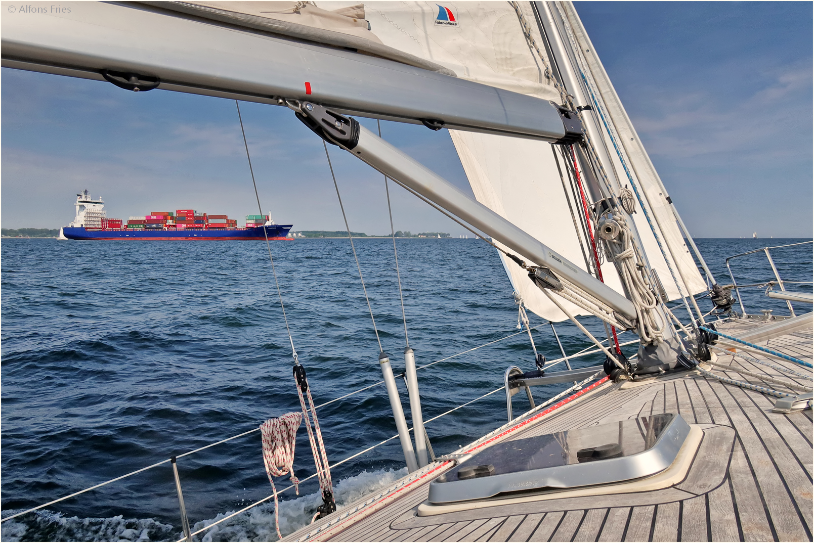 Auf einer großartigen Segeltour von Kiel nach Eckernförde