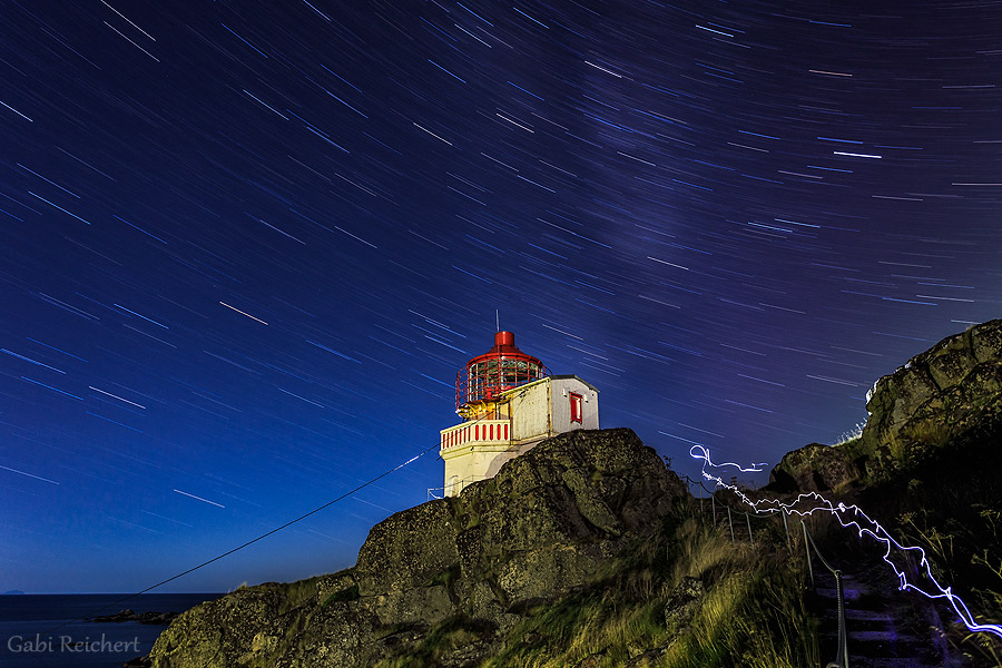 auf einer kleinen Insel, nördlicht es Polarkreises