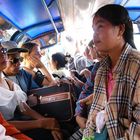 Auf einer Pobacke unterwegs in Laos