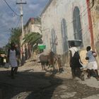 Auf einer Straße in Jacmel - Haiti
