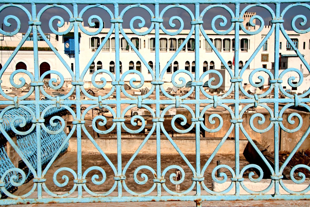 Auf einer Terrasse in Tunis