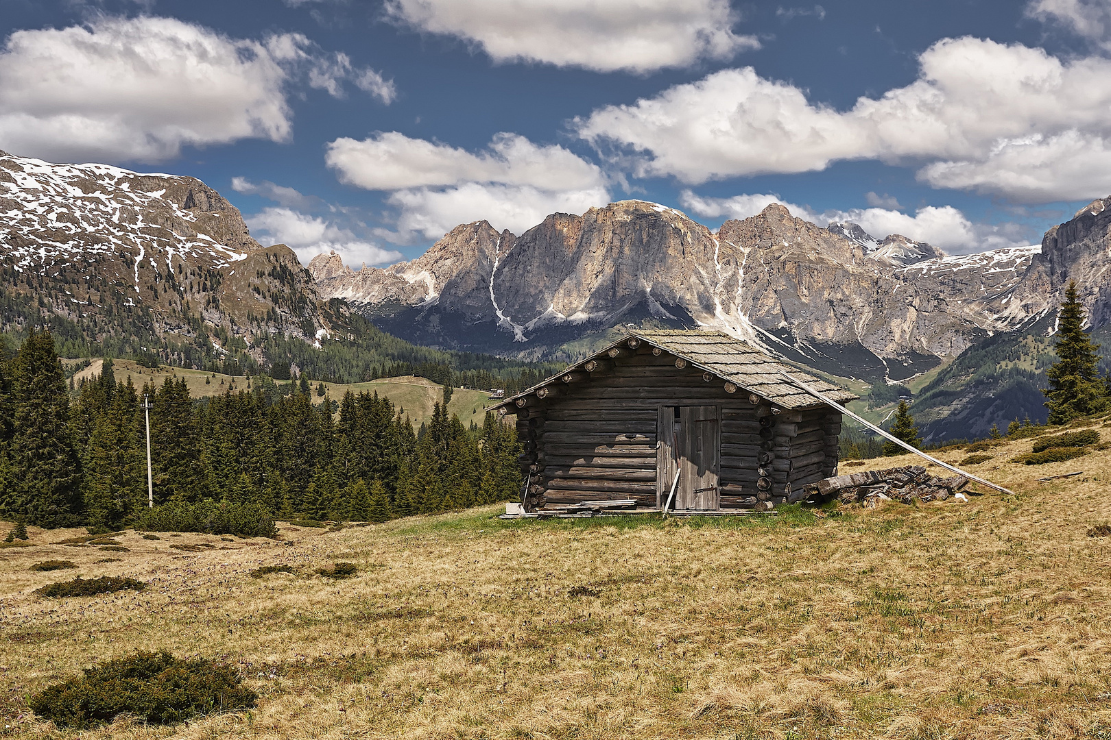 Auf einer Wanderung im herrlichen Südtirol