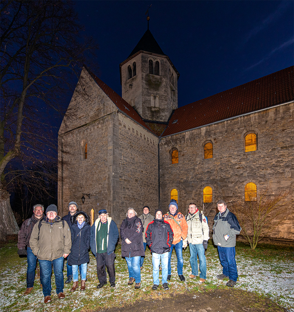 Auf Erkundungstour in Kloster Gröningen...