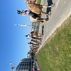 Auf geht's bei Ebbe in das Wattenmeer in Cuxhaven-Duhnen