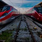 Auf Gleis 10 der Frecciarossa