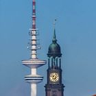 Auf gute Nachbarschaft /Michel/Fernsehturm/Bismarck