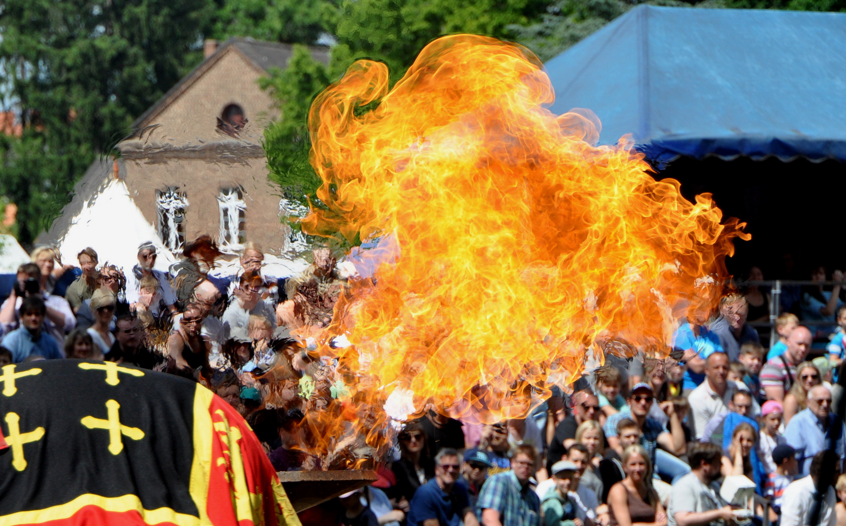 Auf halber Flamme