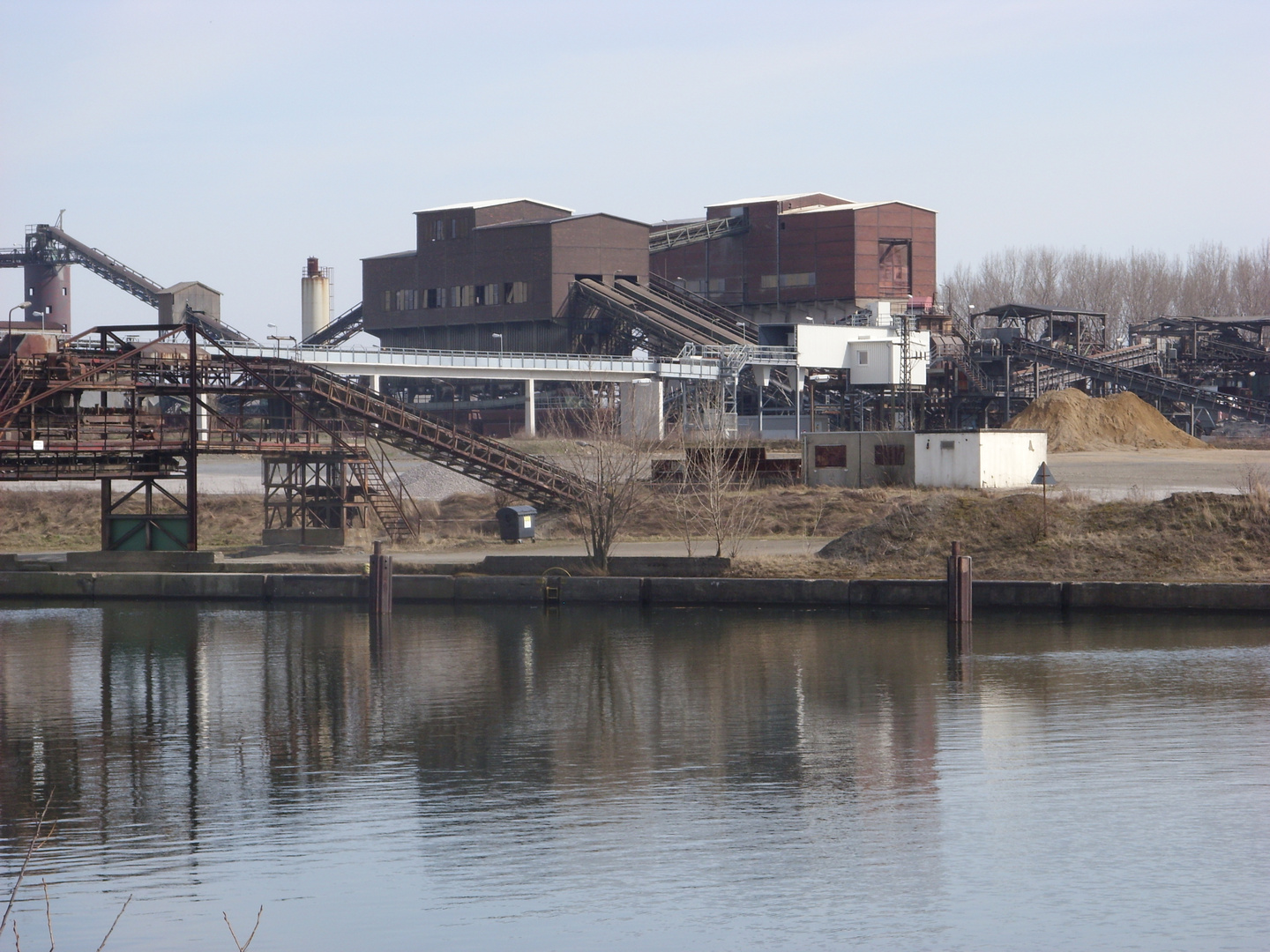 Auf Hüttentour kn Salzgitter am Salzgitter Stichkanal, SZ_Flachstahl AG,