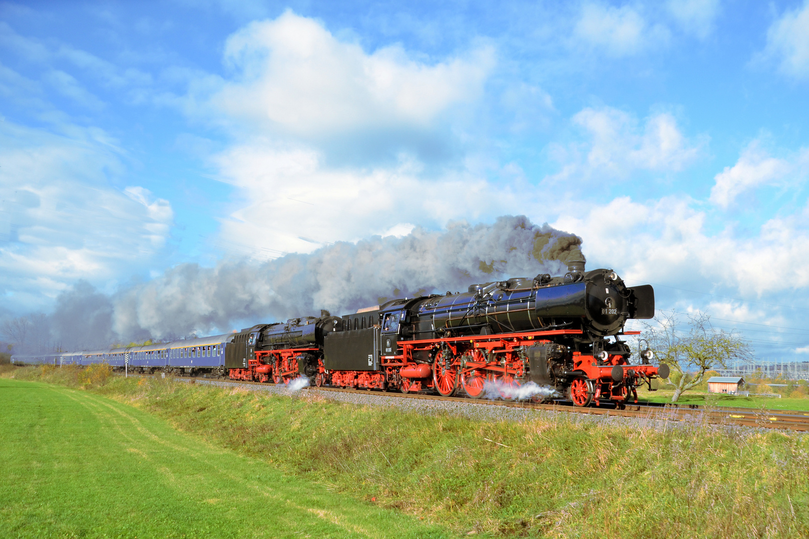 auf ihrer Stammstrecke 001 202 u 001 150