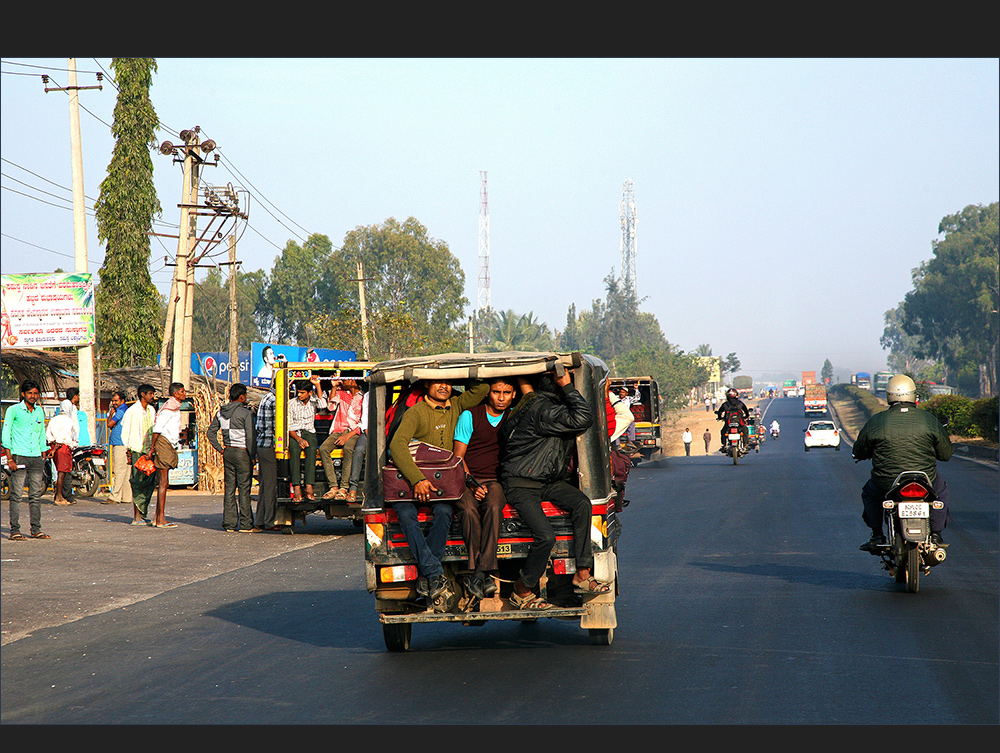 auf Indiens Straßen