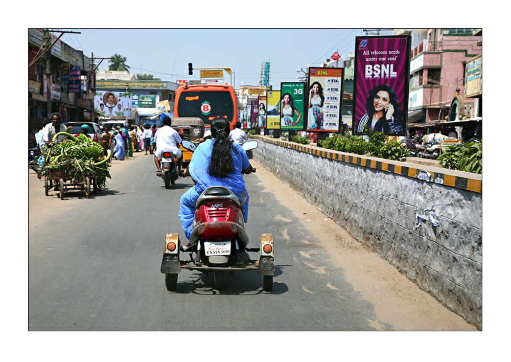 auf Indiens Straßen