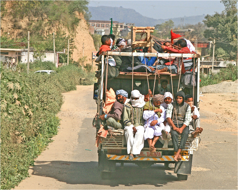 auf indischen Straßen